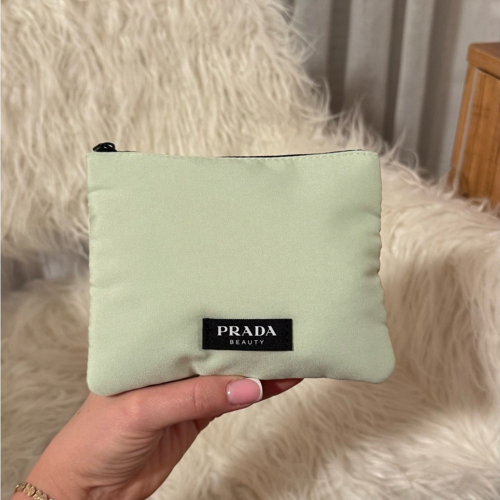 Prada Beauty Mint Green makeup Pouch